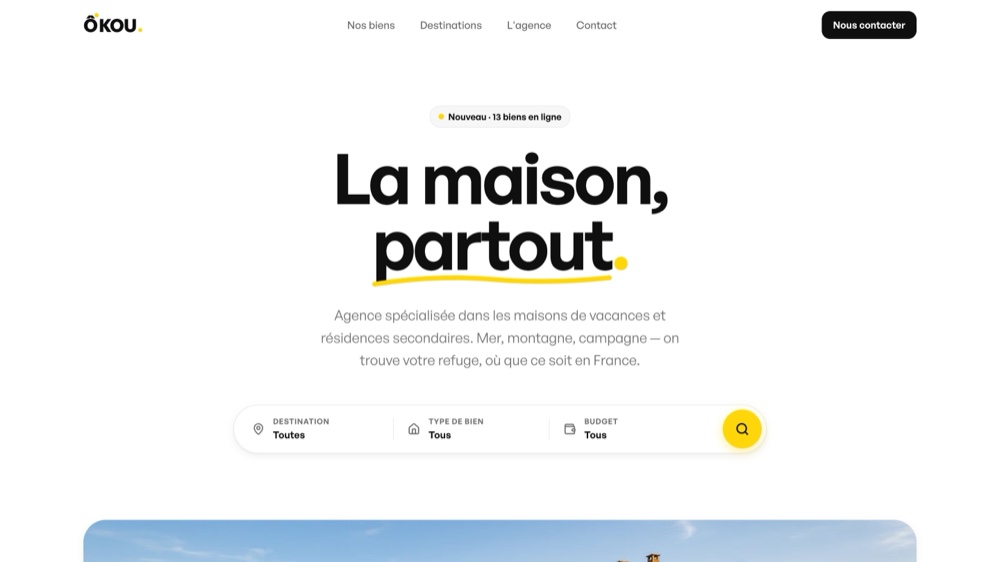 Ôkou — Site Web