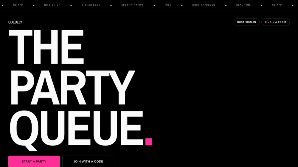 Queuely — Web App