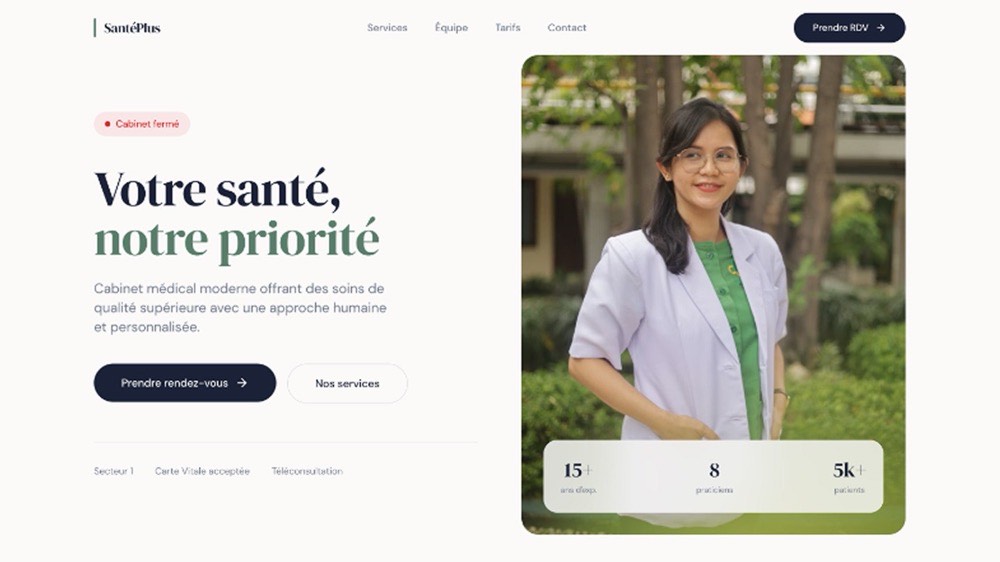 Sant&eacute; Plus - Site web
